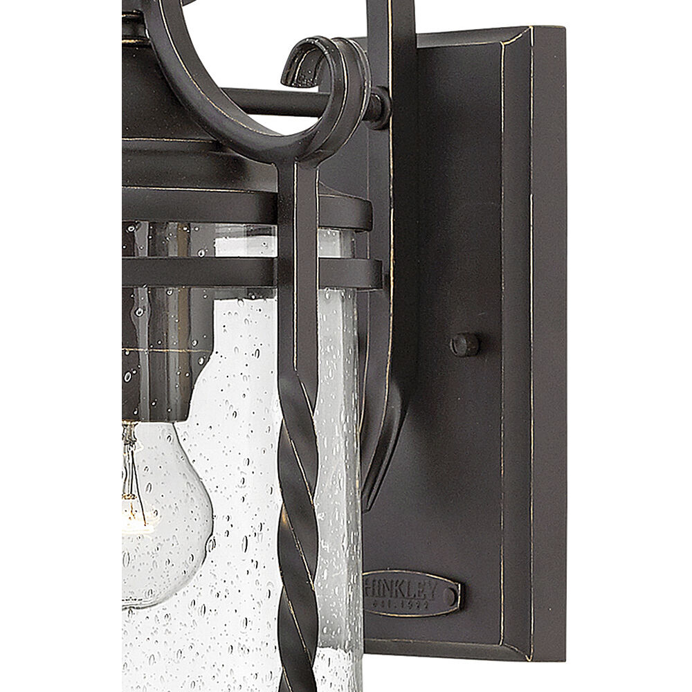 Casa Outdoor Wall Mount Lantern in Clear, Medium