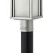 Estate Series Harbor 1 Light 19.5 inch Titanium Outdoor Post Mount Lantern