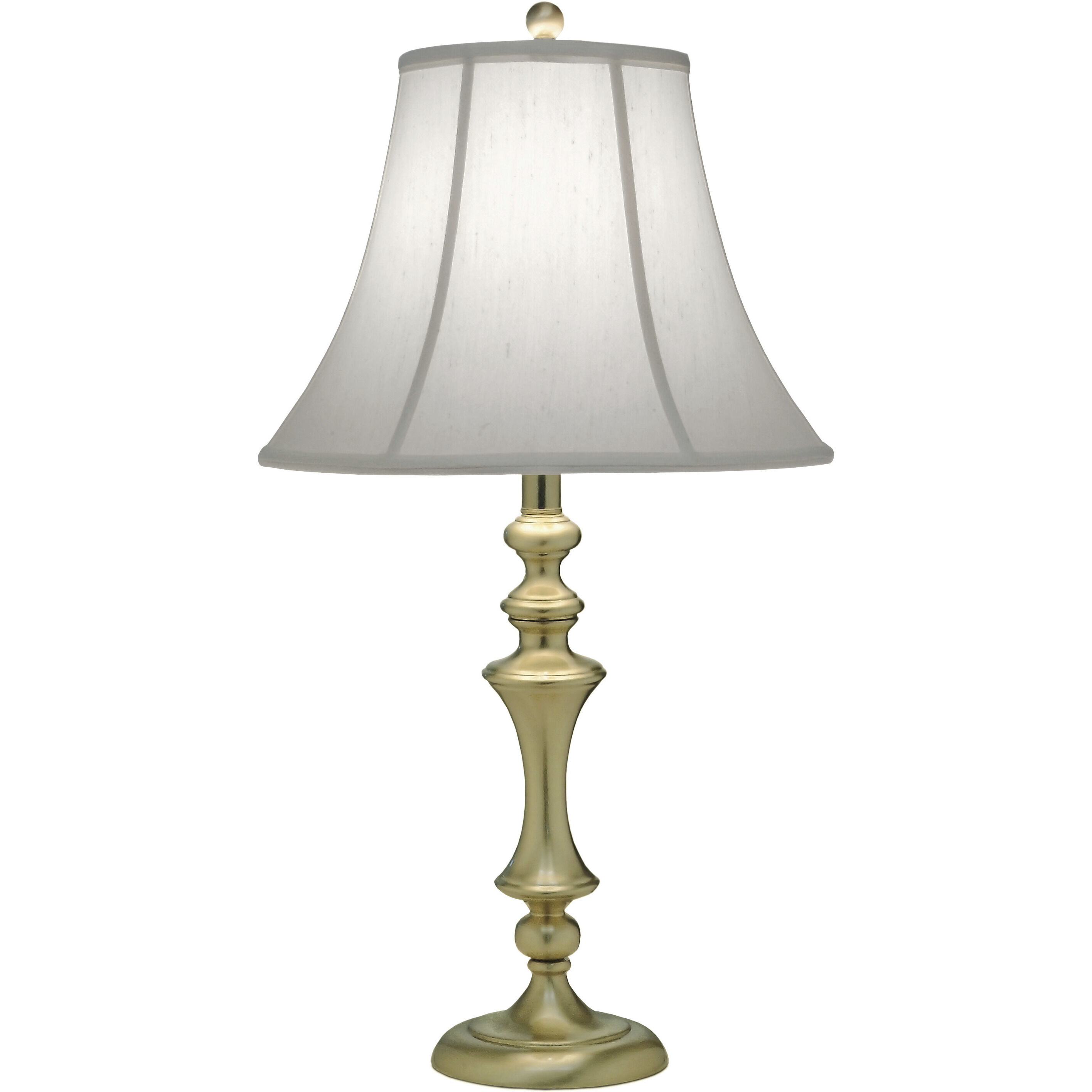 Ellie 27 inch 150 watt Satin Brass Table Lamp Portable Light