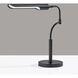 Zane 17 inch 10.00 watt Black Desk Lamp Portable Light, with Smart Switch