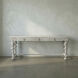 Portuguese 72.5 X 20.5 inch White Wash Console