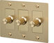 3G 100-120 Brass Dimmer Switch, LED