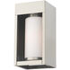 Bleecker 1 Light 9 inch Brushed Nickel Outdoor Wall Lantern