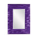 Zenith 39 X 31 inch Glossy Royal Purple Wall Mirror