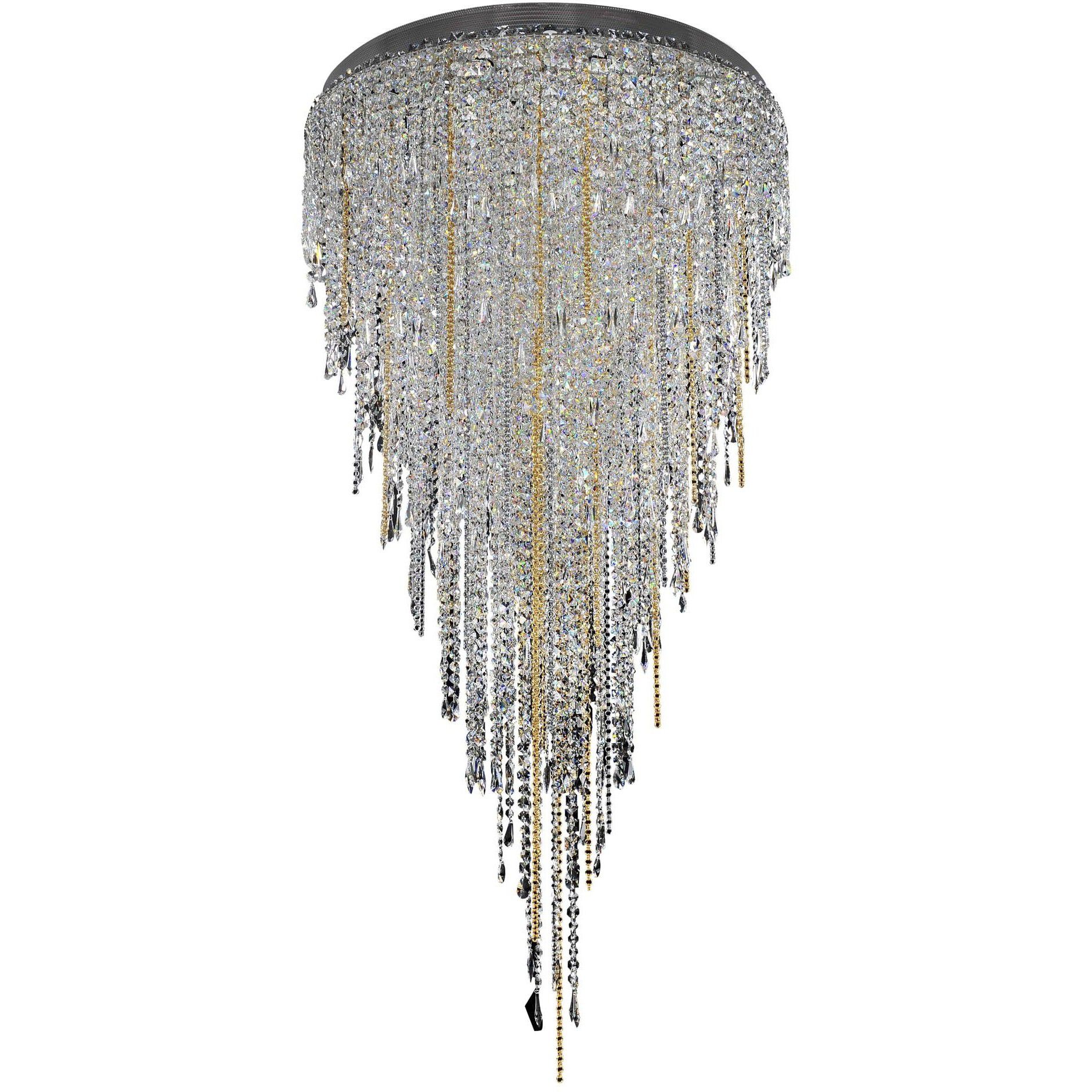 Tenuta 21 Light 36 inch Chrome Pendant Ceiling Light