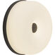 Jada 5 inch Black ADA Wall Sconce Wall Light in Black and Opal Glass