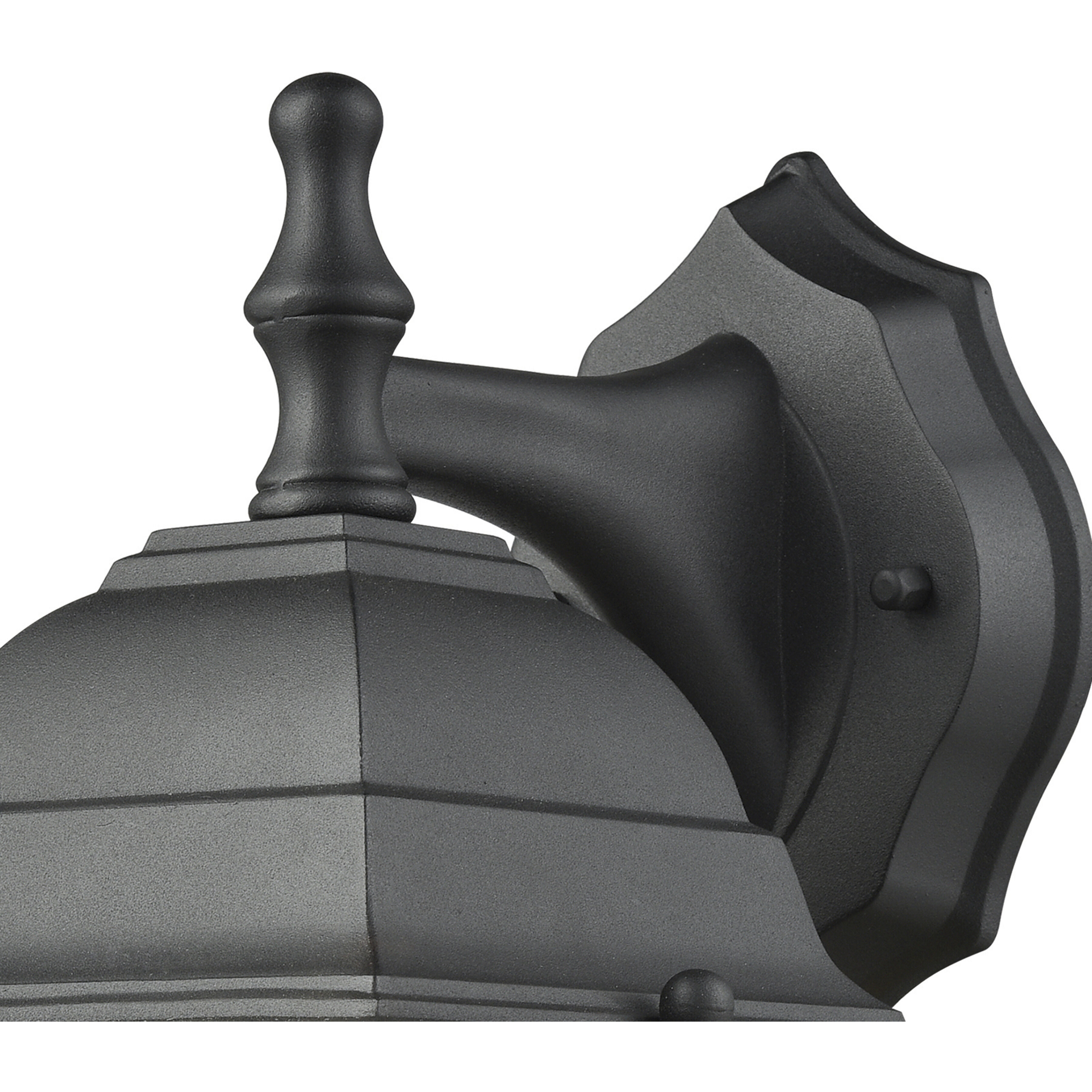 Whitby 1 Light 12 inch Satin Black Outdoor Wall Sconce