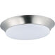 Low Profile LED 15.75 inch Satin Nickel Flush Mount Ceiling Light