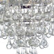 Calypso 3 Light 10.5 inch Polished Chrome Flush Ceiling Light