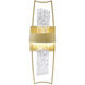 Guadiana LED 4 inch Satin Gold Wall Light