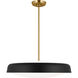 kate spade new york Draper 3 Light 22 inch Midnight Black Pendant Ceiling Light