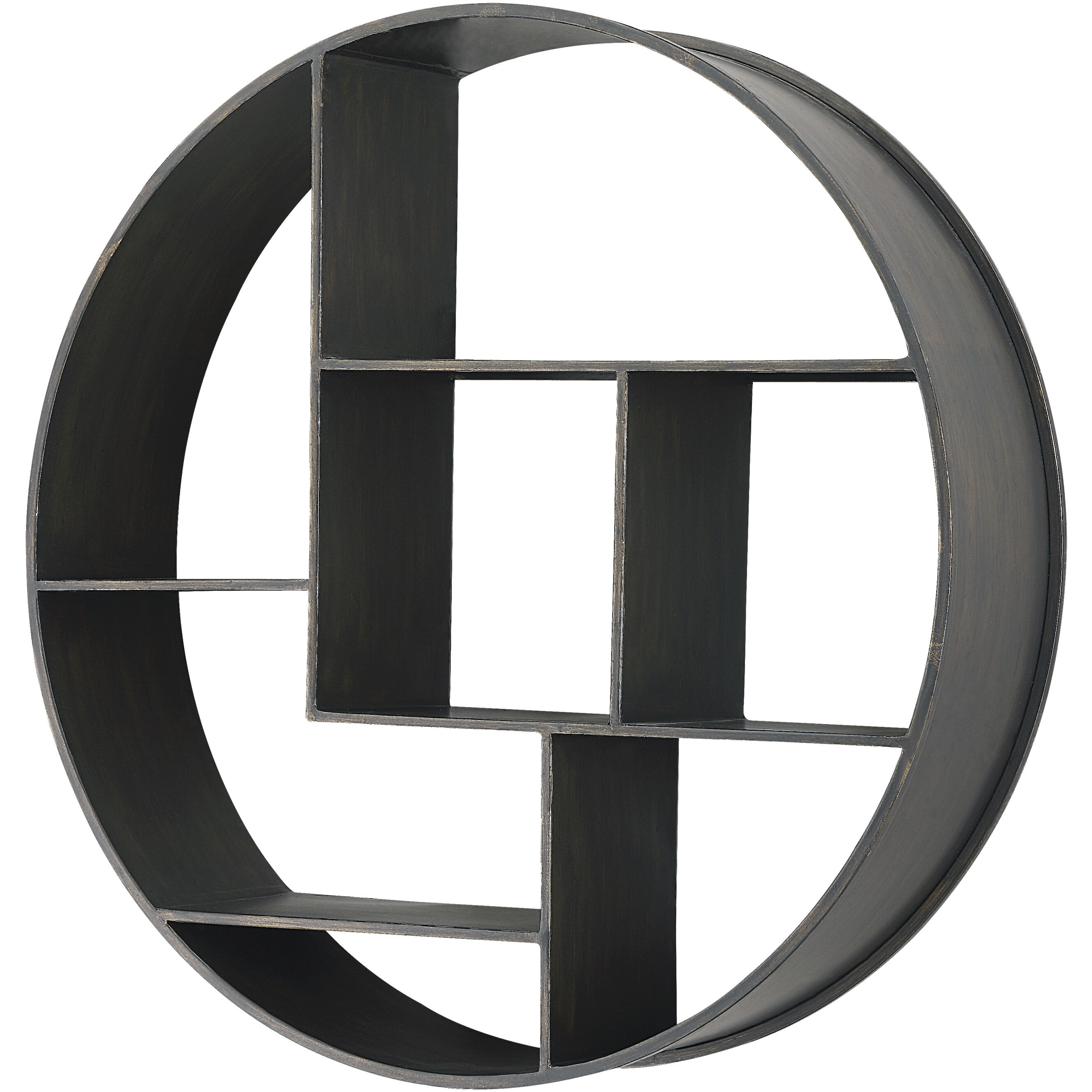 Stellar 29 X 29 X 7 inch Graphite Wall Shelf