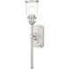 Lawrenceville 1 Light 5 inch Brushed Nickel Single Sconce Wall Light