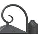 Ridgewood 1 Light 12 inch Matte Textured Black Outdoor Sconce