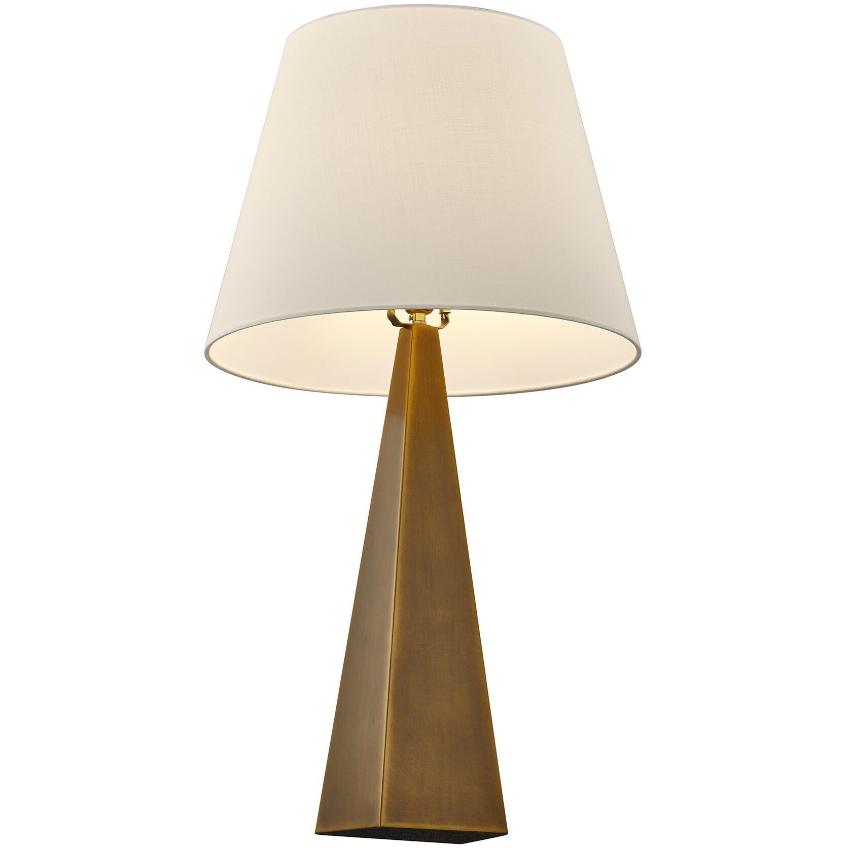 Dunham 32 inch 100.00 watt Brass Table Lamp Portable Light, Coco & Dash
