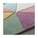 Santa Monica 91 X 63 inch Rose/Mauve/Wheat/Aqua/Sage/Ivory Rugs, Rectangle