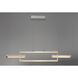 Link LED 42 inch Satin Nickel Single Pendant Ceiling Light