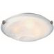 Clip Flush LED 15 inch Brushed Nickel Flush Mount Ceiling Light