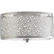 Mingle LED LED 11 inch Brushed Nickel Flush Mount Ceiling Light, Progress LED