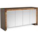 Coloma 72 X 23 inch Lighted Credenza, Four-Door