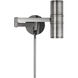 Swing Arm LED 6 inch Gun Metal Wall Lamp Wall Light
