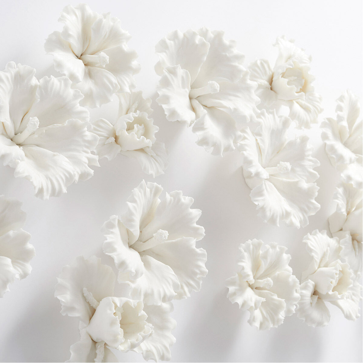 Primrose White Wall Decor, Small