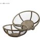 Wire Atlas 27 X 9 inch Bowl, Set of 2