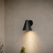 Mik 1 Light 6.25 inch Matte Black Outdoor Wall Light