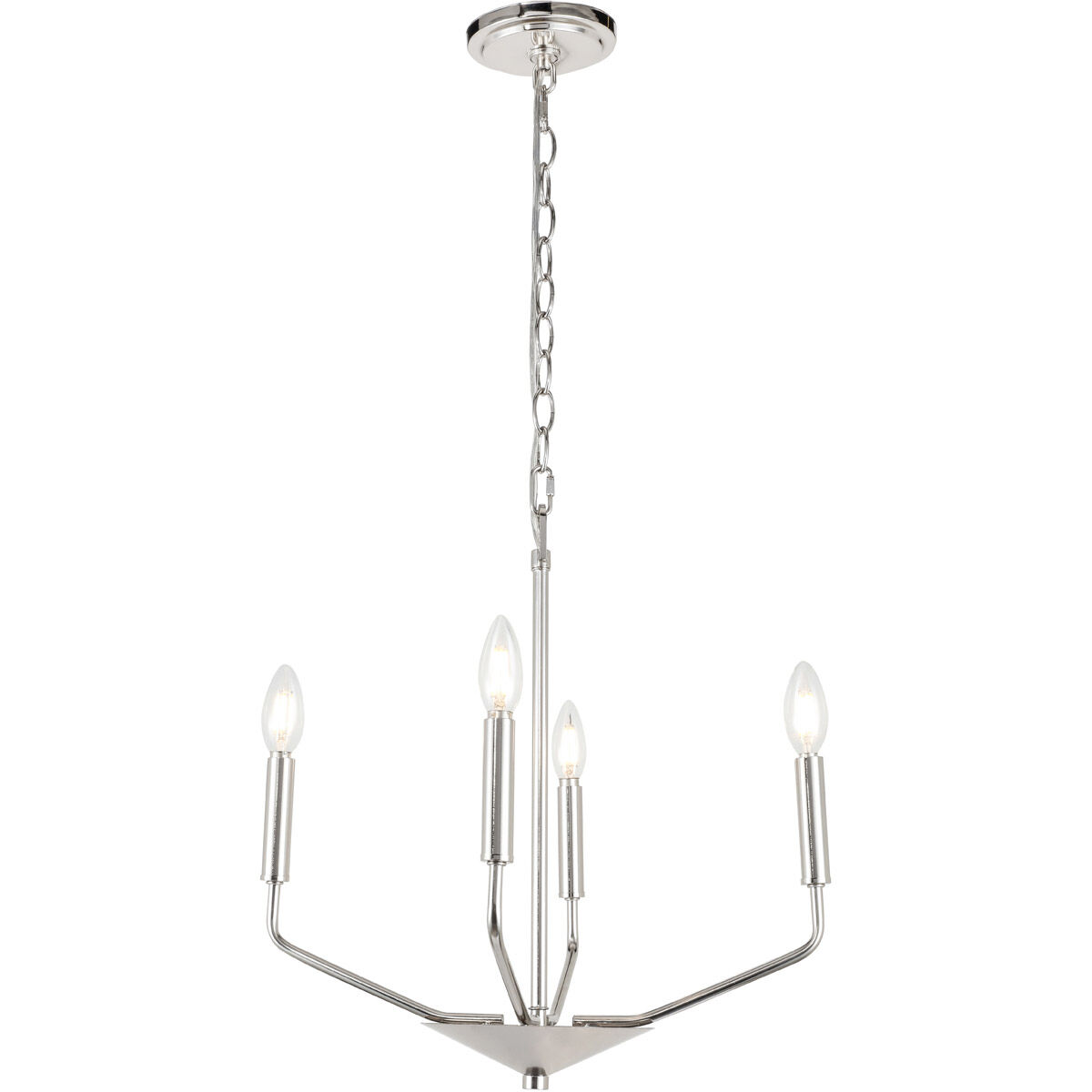 Enzo 4 Light 18 inch Chrome Pendant Ceiling Light