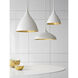 AERIN Agnes 1 Light 21 inch Plaster White Pendant Ceiling Light, Large