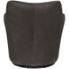 Hotchkiss Boyce Black Swivel Arm Chair
