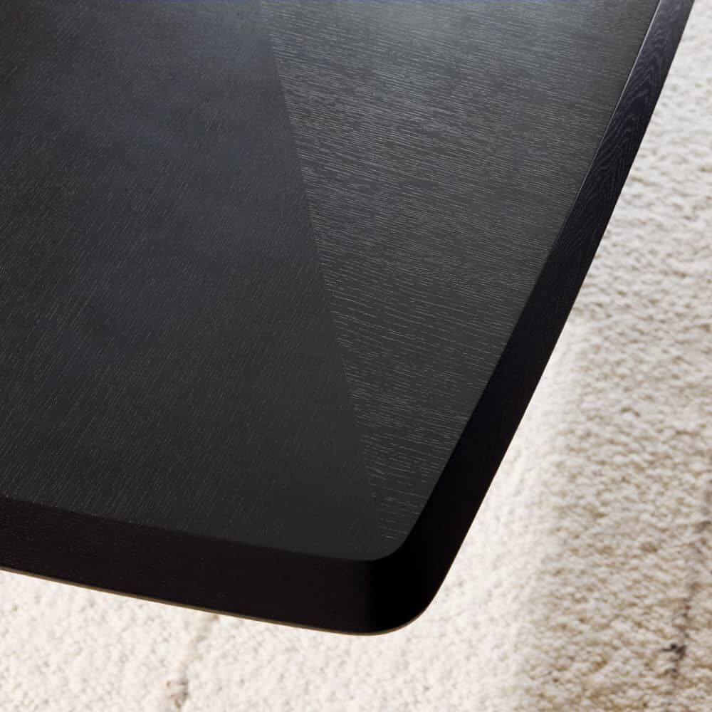 Forgey 82 X 30 inch Verde Faux Marble and Ebony Dining Table