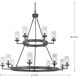 Benson 15 Light 47 inch Graphite Chandelier Ceiling Light, Design Series