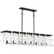 Painesdale 8 Light 55.5 inch Sand Coal And Polished Nickel Island Light Ceiling Light