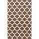 Frontier 96 X 60 inch Dark Brown, Beige Rug