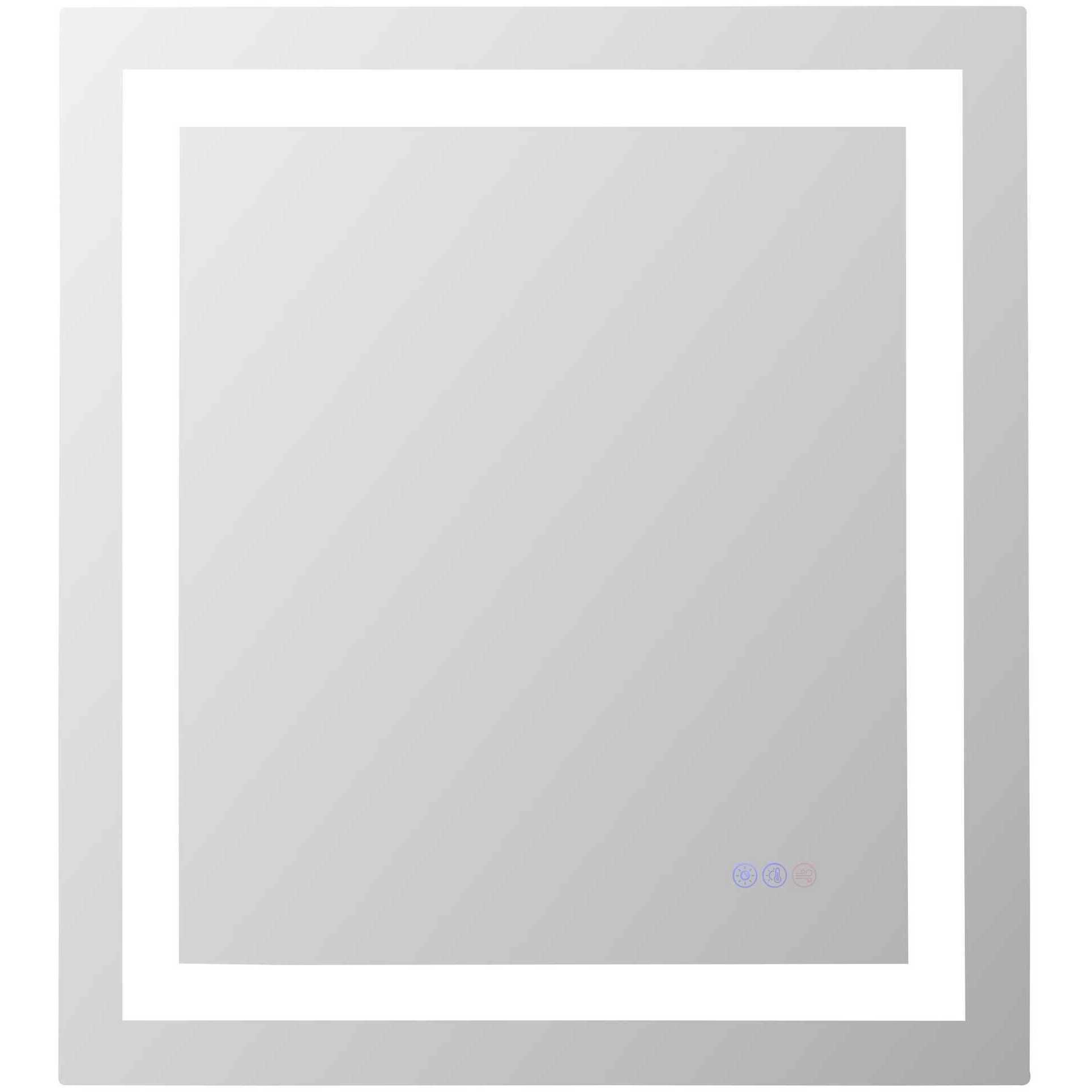 Riven 30 X 27 inch White LED Mirror