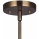 Viggo 1 Light 8 inch Gold Pendant Ceiling Light