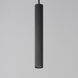 Reeds LED 2.25 inch Black Single Pendant Ceiling Light
