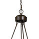 Bozeman LED 28.5 inch Burnished Bronze Chandelier Ceiling Light