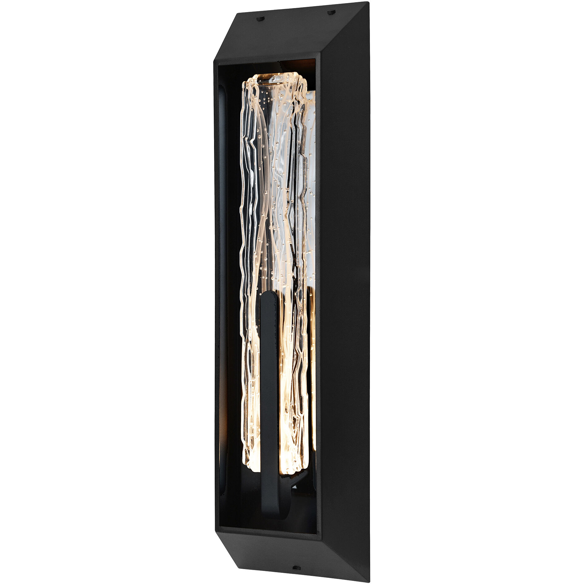 Curva LED 24 inch Sand Black Outdoor Wall Light