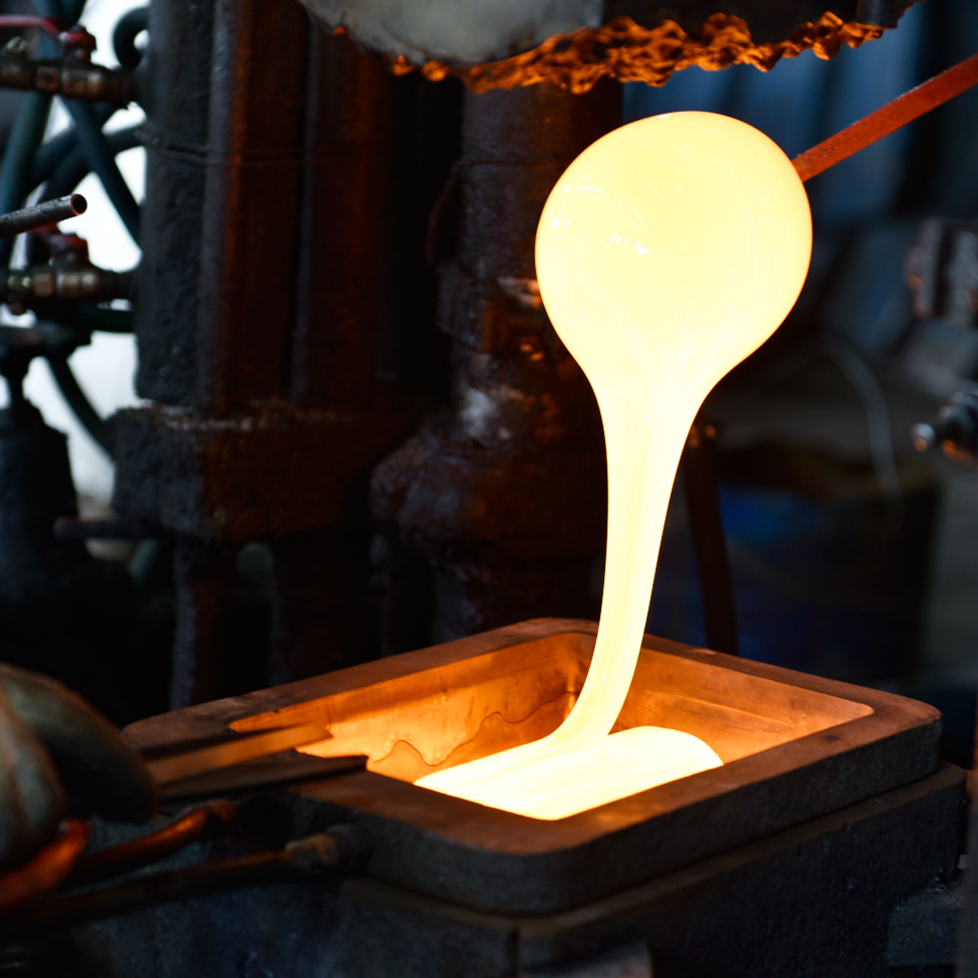 Lava LED 6 inch Brass Wall Light