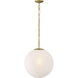 Marbelle 1 Light 15.75 inch Legacy Brass Pendant Ceiling Light