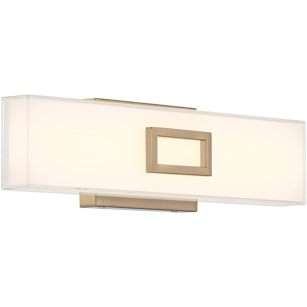 Restore LED Antique Brushed Brass Bath/Vanity Wall Light