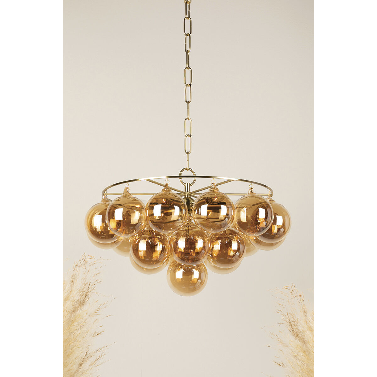 Mimi 6 Light 23 inch Aged Brass Chandelier Ceiling Light