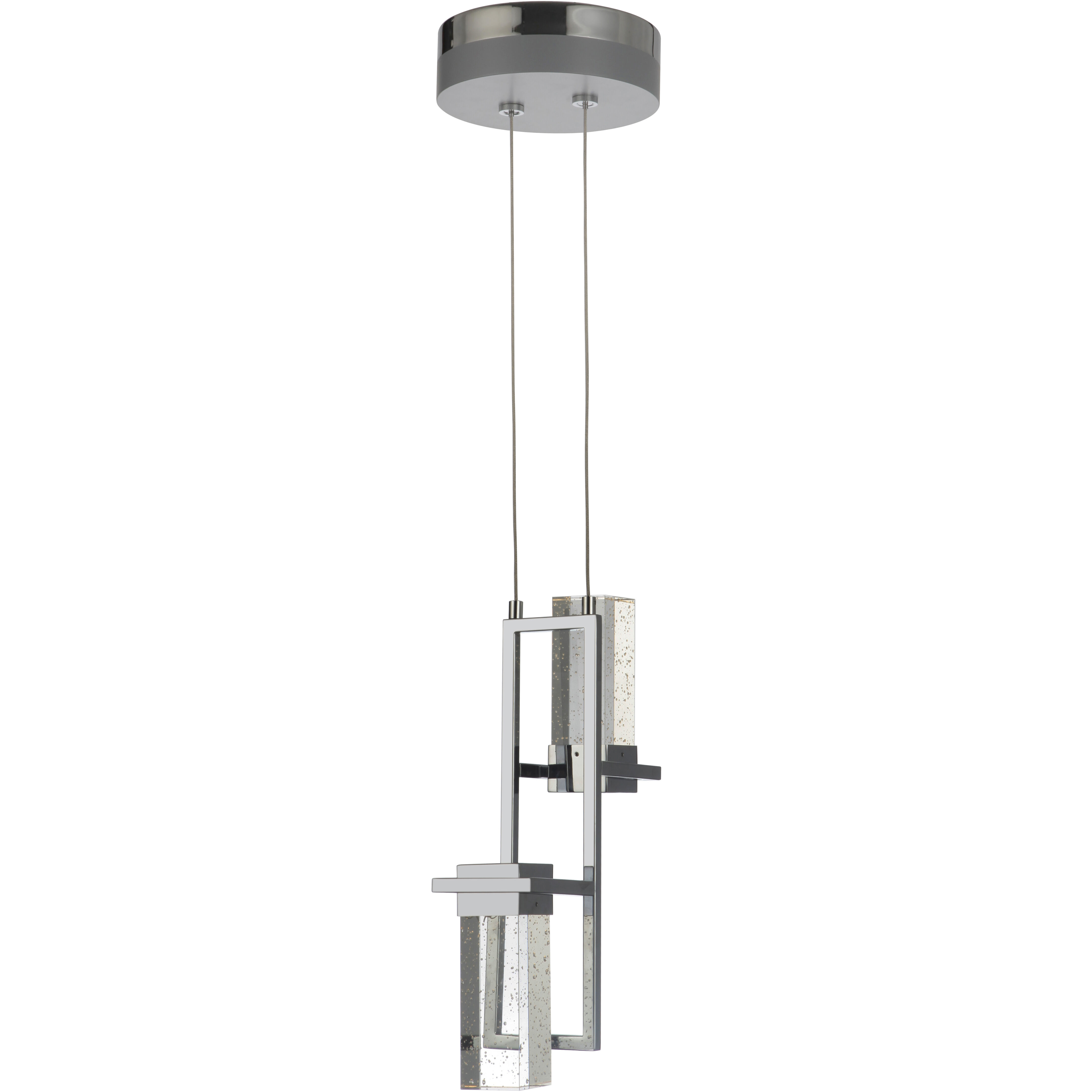 Hue LED 7.6 inch Chrome Mini Pendant Ceiling Light