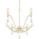 Aureline 8 Light 35.5 inch Aged Silver Chandelier Ceiling Light