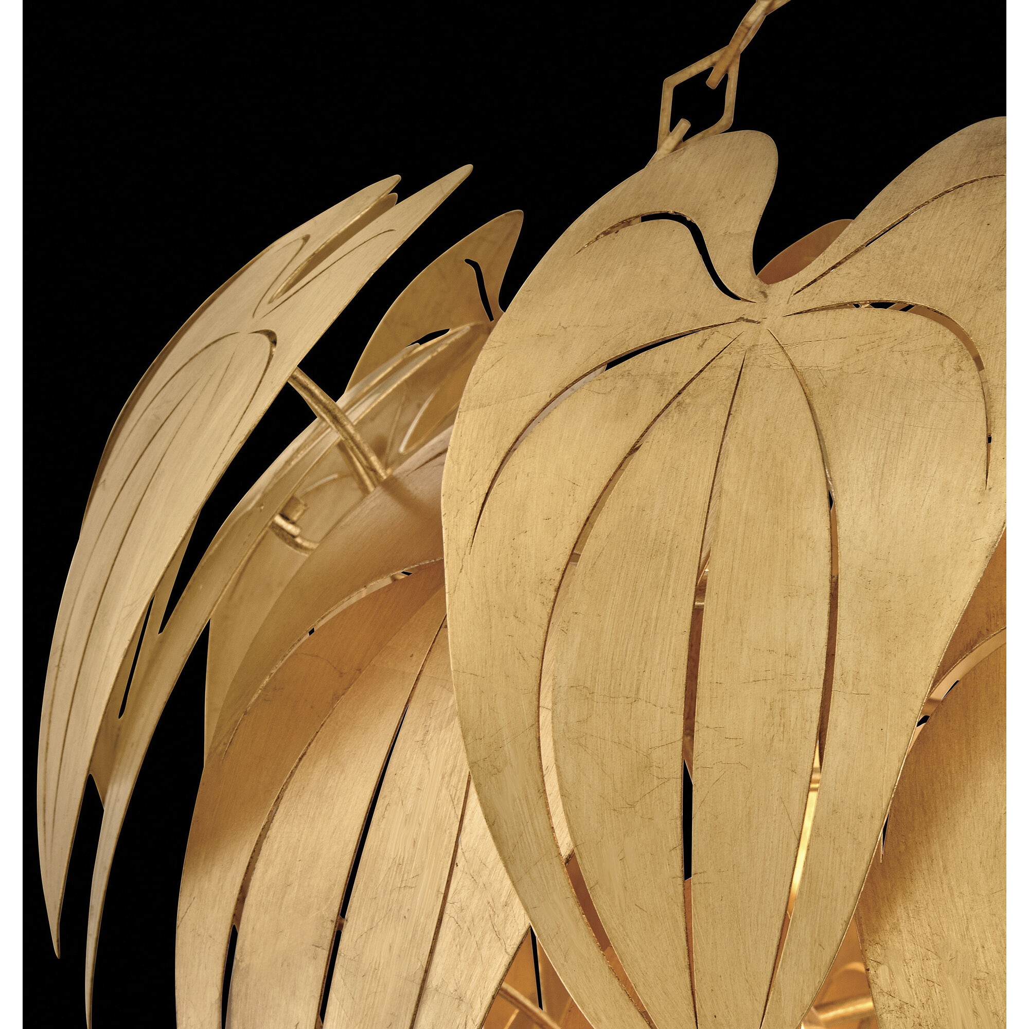 Camille 10 Light 38 inch Distressed Brass Chandelier Ceiling Light