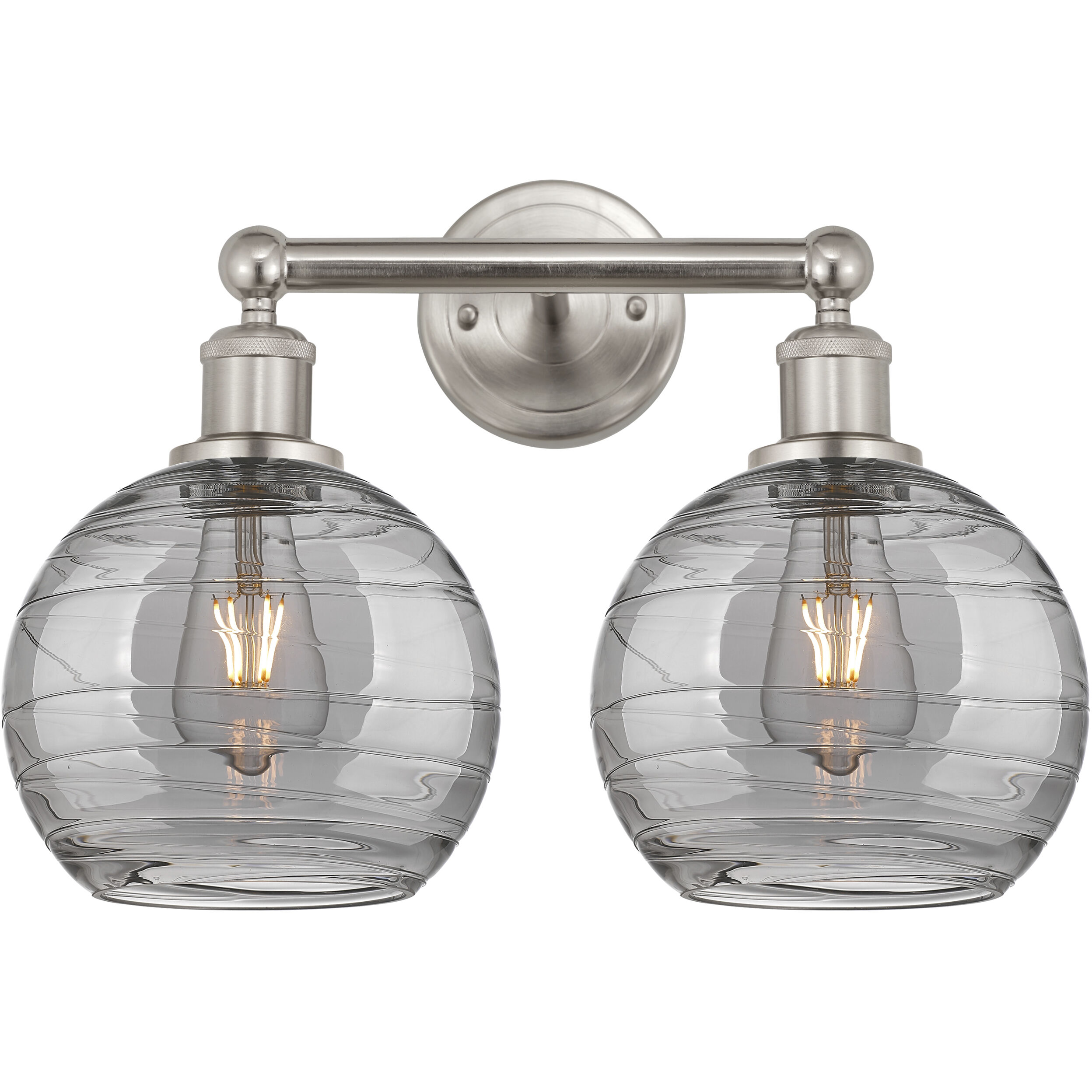 Edison Athens Deco Swirl 2 Light 17.00 inch Bathroom Vanity Light
