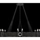 Mirage 12 Light 49.75 inch Black Chandelier Ceiling Light