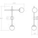 Sabon LED 12 inch Satin Nickel ADA Sconce Wall Light